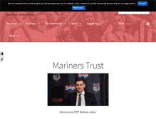 Tablet Screenshot of marinerstrust.co.uk